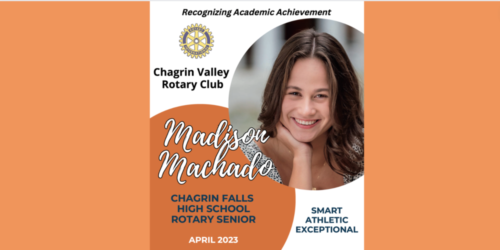 Chagrin Falls High School Chagrin Valley Rotary Student of the Month