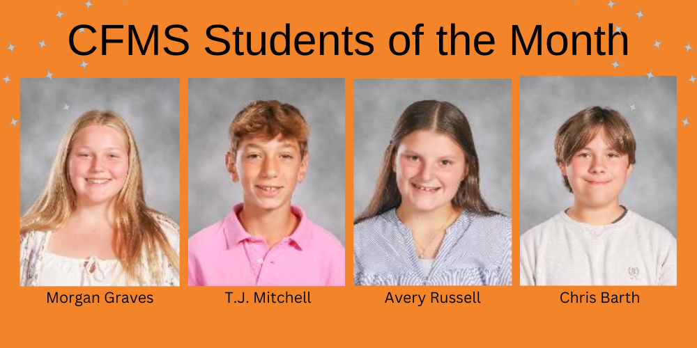 Chagrin Falls Middle School Announces January 2023 Students of the Month