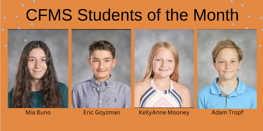 Chagrin Falls Middle School Students of the Month