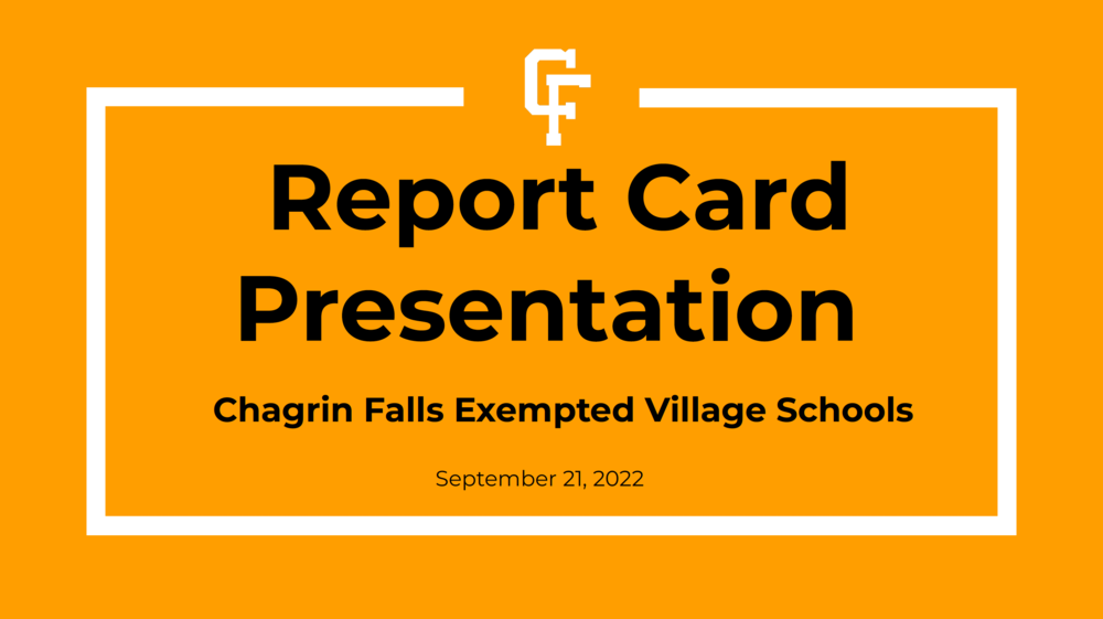 Report Card Presentation