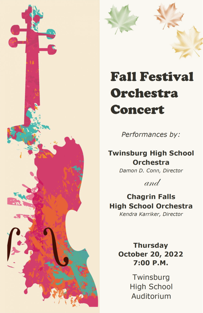 Fall Festival Orchestra Concert